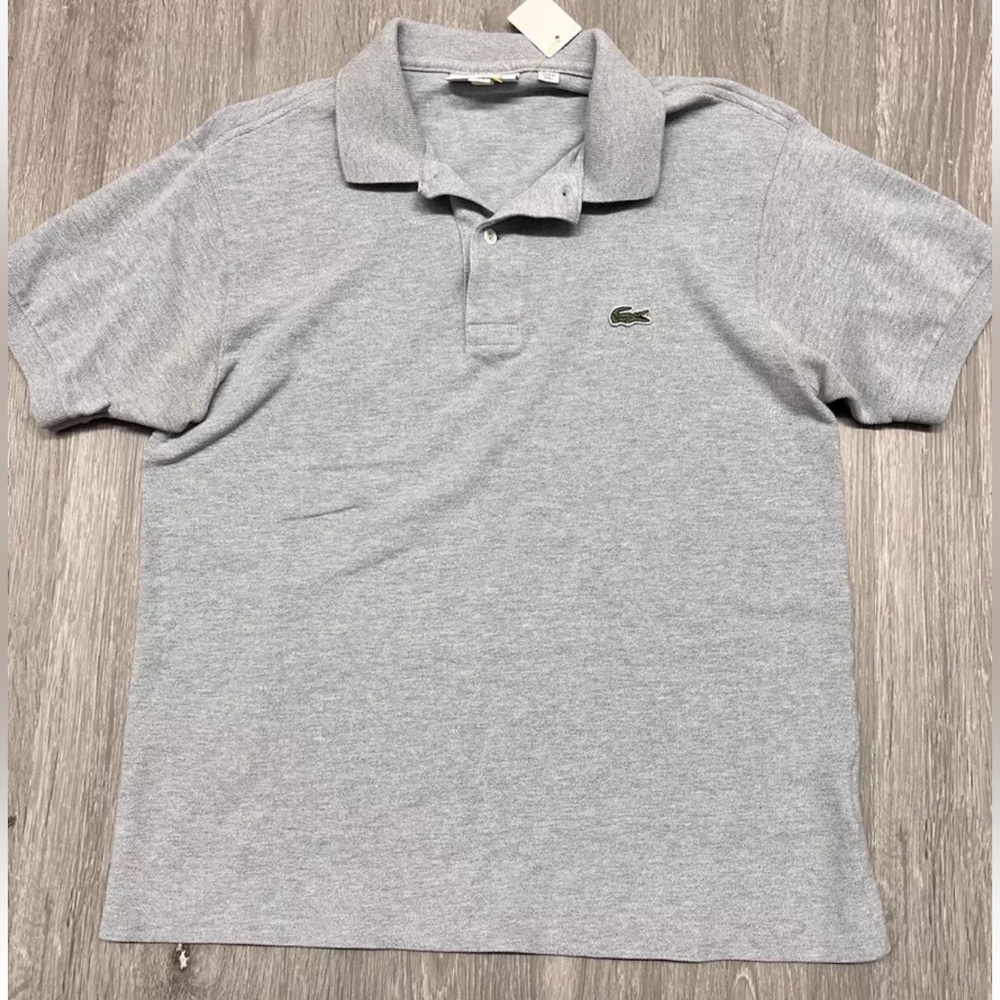 Lacoste Shirt Adult Size 3  Short Sleeve Classic Polo Crocodile Logo Men's